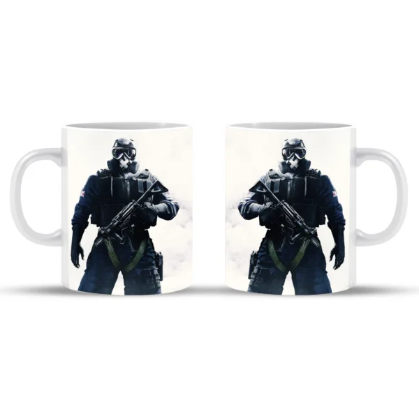 mug-with-design-game-rainbow-six-siege-soldier-pic-1 - ماگ Rainbow Six Siege - Rainbow Six Siege – کاربنک – کاربن – ماگ – mug - Rainbow Six Siege – بازی – سربازان - Soldier