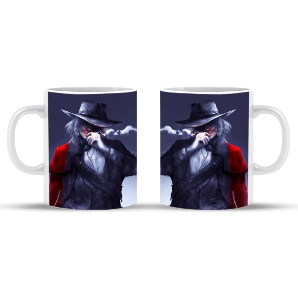 mag-with-game-plan-red-dead-redemption-ii-pic-1 - ماگ با طرح گیم Red Dead Redemption II - Red Dead Redemption II – کاربنک – کاربن – ماگ – mug - آرتور مورگان - Red Dead Redemption II Red Dead Redemption II - دنیای کابوی‌ها