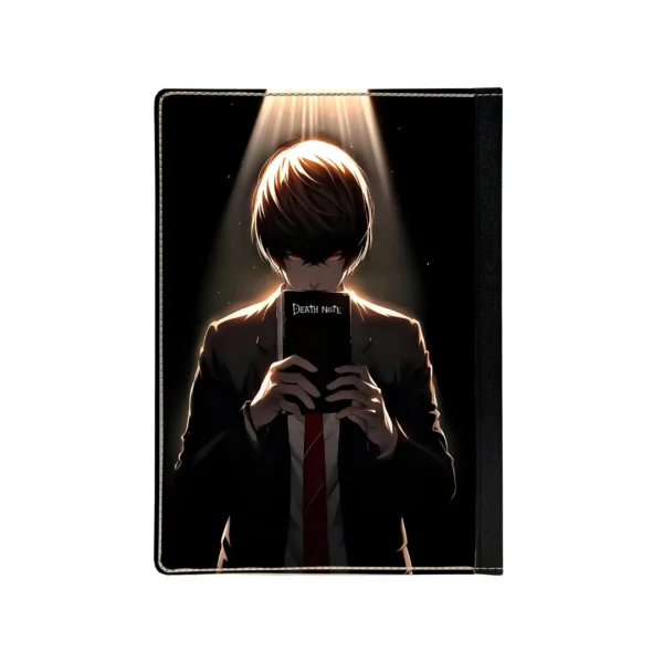 binder-with-design-death-note-pic-1-کلاسور با طرح انیمه death note - کلاسور death note - death note – کلاسور – binder – کاربنک – کاربن – انیمه -death note - لایت یاگامی - Ryuk