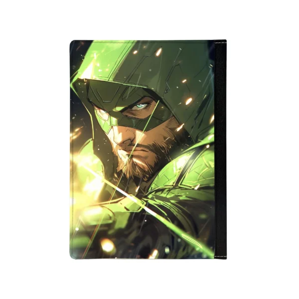 binder-with-dc-green-arrow-design-pic-1 - کلاسور با طرح DC Green Arrow - green arrow – کاربنک – کاربن – کلاسور – binder - Green Arrow – DC - Green Arrow - اولیور کویین