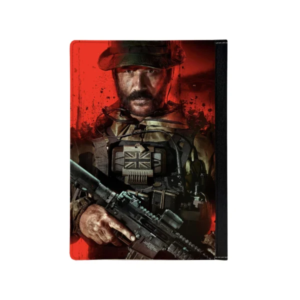 binder-with-call-of-duty-captain-price-design-pic-1 - کلاسور با طرح گیم Call of Duty Captain Price - Captain Price – کاربنک – کاربن – کلاسور – binder - Call of Duty - کال اف دیوتی - Captain Price - کاپیتان پرایس