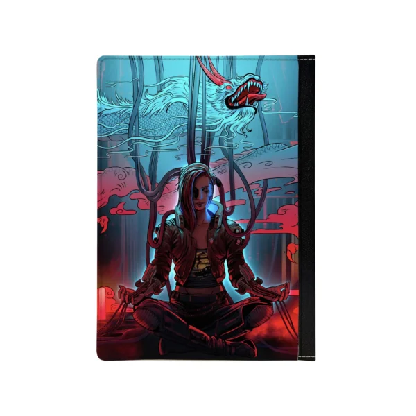 binder-with-cyberpunk-meditation-design-pic-1 - کلاسور با طرح Cyberpunk Meditation – Cyberpunk – کلاسور – binder – کاربنک – کاربن – Cyberpunk – گیم – Cyberpunk - Meditation