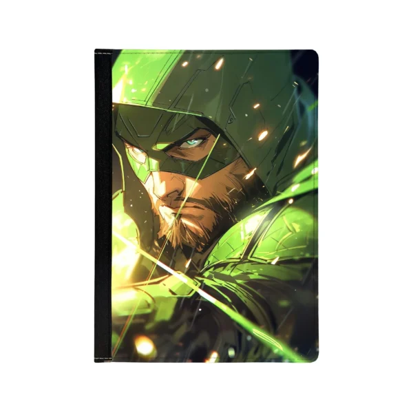 binder-with-dc-green-arrow-design-pic-2 - کلاسور با طرح DC Green Arrow - green arrow – کاربنک – کاربن – کلاسور – binder - Green Arrow – DC - Green Arrow - اولیور کویین
