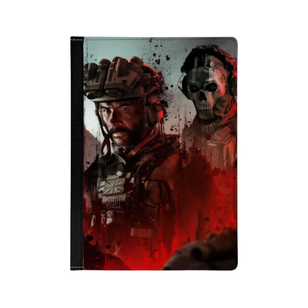 binder-with-call-of-duty-captain-price-ghost-design-pic-1 - کلاسور با طرح Cod Captain price & ghost - کلاسور با طرح Cod Captain price & ghost - call of duty – کاربنک – کاربن – کلاسور – binder - call of duty - کال اف دیوتی - Captain price – ghost