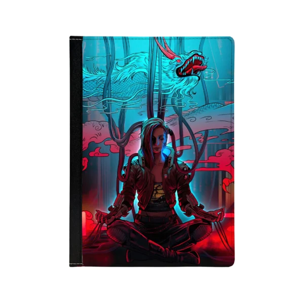 binder-with-cyberpunk-meditation-design-pic-2 - کلاسور با طرح Cyberpunk Meditation – Cyberpunk – کلاسور – binder – کاربنک – کاربن – Cyberpunk – گیم – Cyberpunk - Meditation